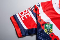 Thailandia Maglia Sydney Roosters Anzac 2018 Blu Thailandia Maglia Sydney Roosters Anzac 2018 Blu