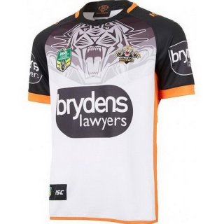 Thailandia Maglia Wests Tigers Away 2018 Bianco