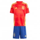Maglia Spagna Home Bambino 2024 Maglia Spagna Home Bambino 2024