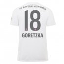 Maglia Bayern Munich NO.18 Goretzka Away 2019 2020 Bianco Maglia Bayern Munich NO.18 Goretzka Away 2019 2020 Bianco