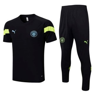 Polo Manchester City Set Completo 2023 2024 Nero