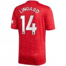 Maglia Manchester United NO.14 Lingard Home 2020 2021 Rosso
