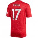 Maglia Manchester United NO.17 Fred Home 2020 2021 Rosso