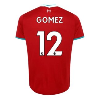 Maglia Liverpool NO.12 Gomez Home 2020 2021 Rosso