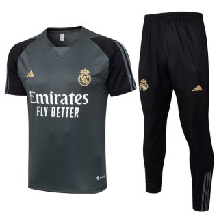 Maglia Barcellona Set Completo 2024 2025 Grigio