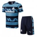 Maglia Formazione Marseille Set Completo 2022 2023 Blu