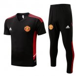Maglia Manchester United Set Completo 2022 2023 Nero