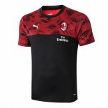 Maglia di Formazione AC Milan 2019 2020 Nero Rosso Maglia di Formazione AC Milan 2019 2020 Nero Rosso