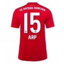 Maglia Bayern Munich NO.15 ARP Home 2019 2020 Rosso Maglia Bayern Munich NO.15 ARP Home 2019 2020 Rosso