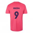 Maglia Real Madrid Away NO.9 Benzema 2020 2021 Rosa Maglia Real Madrid Away NO.9 Benzema 2020 2021 Rosa