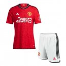 Maglia Manchester United Home Bambino 2023 2024