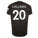 Maglia Liverpool NO.20 Lallana Terza 2019 2020 Nero Maglia Liverpool NO.20 Lallana Terza 2019 2020 Nero