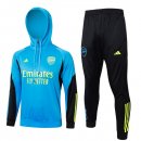 Felpa Cappuccio Arsenal 2024 2025 Blu