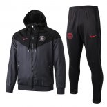 Giacca a vento Set Completo Paris Saint Germain 2019 2020 Nero Rosa