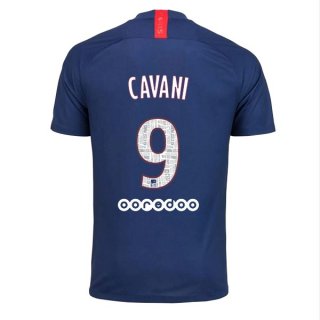 Maglia Paris Saint Germain NO.9 Cavani Home 2019 2020 Blu