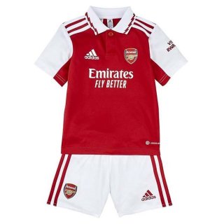 Maglia Arsenal Home Bambino 2022 2023 Rosso