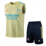 Maglia Arsenal Senza Maniche Set Completo 2022 Giallo Maglia Arsenal Senza Maniche Set Completo 2022 Giallo