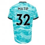 Maglia Liverpool NO.32 Matip Away 2020 2021 Blu