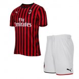 Maglia AC Milan Home Bambino 2019 2020 Rosso