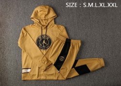 Felpa Cappuccio Paris Saint Germain 2022 Oro Felpa Cappuccio Paris Saint Germain 2022 Oro