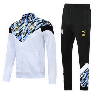 Felpa Manchester City 2020 2021 Bianco Nero