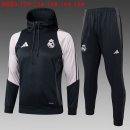 Bambino Felpa Cappuccio Real Madrid 2025 2026 Nero Rosa Bambino Felpa Cappuccio Real Madrid 2025 2026 Nero Rosa