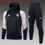 Bambino Felpa Cappuccio Real Madrid 2025 2026 Nero Rosa Bambino Felpa Cappuccio Real Madrid 2025 2026 Nero Rosa
