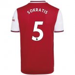 Maglia Arsenal NO.5 Sokratis Home 2019 2020 Rosso