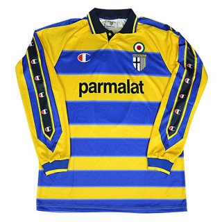 Maglia Parma Home ML 1999 2000 Blu Giallo