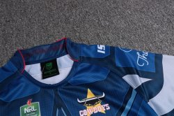 Thailandia Maglia Cowboys Capitan America Blu