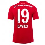 Maglia Bayern Munich NO.19 Davies Home 2019 2020 Rosso Maglia Bayern Munich NO.19 Davies Home 2019 2020 Rosso