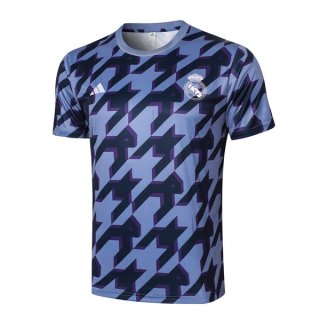 Maglia Formazione Real Madrid 2024 2025 Blu Nero