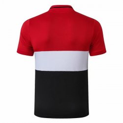 Polo Manchester United 2019 2020 Rosso Bianco Nero Polo Manchester United 2019 2020 Rosso Bianco Nero