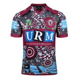 Thailandia Maglia Manly Sea Eagles Indígena 2017 2018 Rosso