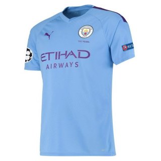 Maglia Manchester City Home 2019 2020 Blu