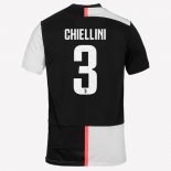 Maglia Juventus NO.3 Chiellini Home 2019 2020 Bianco Nero