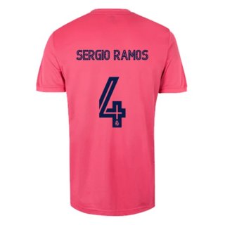 Maglia Real Madrid Away NO.4 Sergio Ramos 2020 2021 Rosa