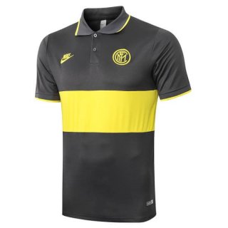 Polo Inter Milan 2019 2020 Giallo Grigio