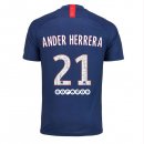 Maglia Paris Saint Germain NO.21 Ander Herrera Home 2019 2020 Blu Maglia Paris Saint Germain NO.21 Ander Herrera Home 2019 2020 Blu
