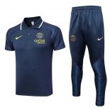 Polo PSG Set Completo 2023 2024 Blu