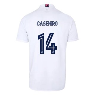 Maglia Real Madrid Home NO.14 Casemiro 2020 2021 Bianco
