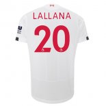 Maglia Liverpool NO.20 Lallana Away 2019 2020 Bianco