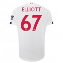 Maglia Liverpool NO.67 Elliott Away 2019 2020 Bianco Maglia Liverpool NO.67 Elliott Away 2019 2020 Bianco