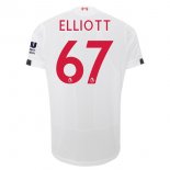 Maglia Liverpool NO.67 Elliott Away 2019 2020 Bianco Maglia Liverpool NO.67 Elliott Away 2019 2020 Bianco