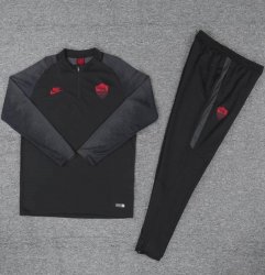 Felpa AS Roma 2019 2020 Rosso Nero Grigio Felpa AS Roma 2019 2020 Rosso Nero Grigio