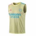 Thailandia Maglia Arsenal Sin Mangas 2021 2022 Giallo