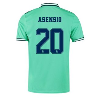 Maglia Real Madrid NO.20 Asensio Terza 2019 2020 Verde