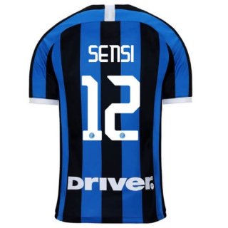 Maglia Inter Milan NO.12 Sensi Home 2019 2020 Blu