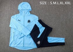 Felpa Cappuccio Set Completo Marseille 2022 2023 Blu Felpa Cappuccio Set Completo Marseille 2022 2023 Blu