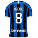 Maglia Inter Milan NO.8 Vecino Home 2019 2020 Blu